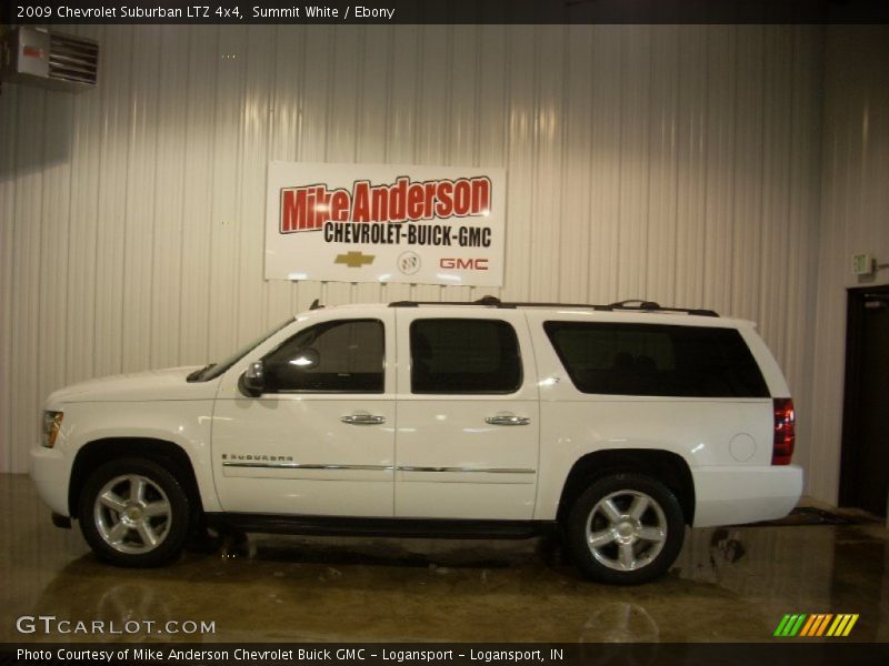 Summit White / Ebony 2009 Chevrolet Suburban LTZ 4x4