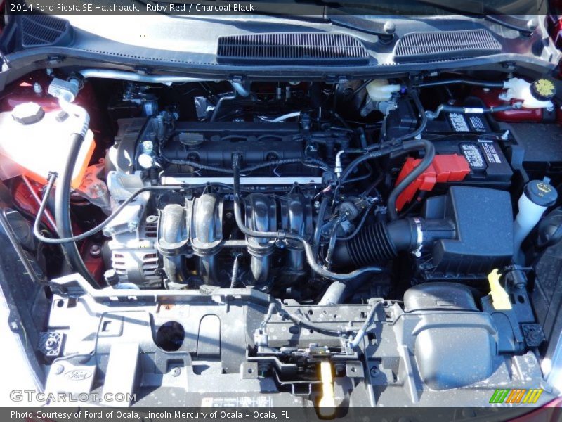 Ruby Red / Charcoal Black 2014 Ford Fiesta SE Hatchback
