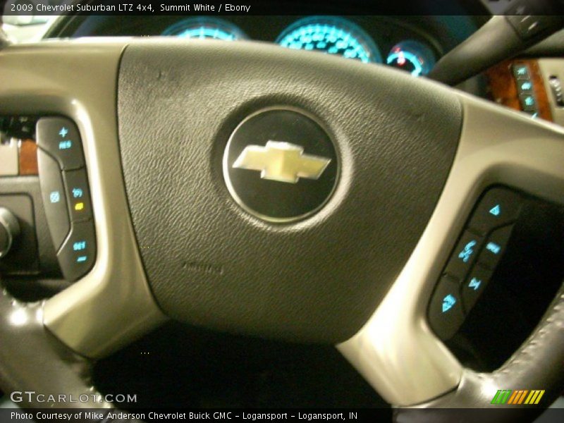 Summit White / Ebony 2009 Chevrolet Suburban LTZ 4x4