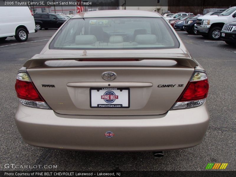 Desert Sand Mica / Taupe 2006 Toyota Camry SE