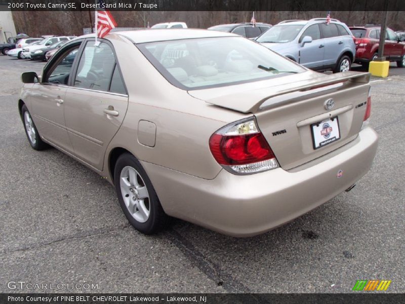 Desert Sand Mica / Taupe 2006 Toyota Camry SE