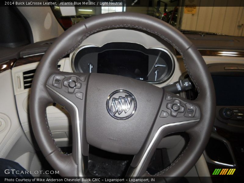 Atlantis Blue Metallic / Light Neutral 2014 Buick LaCrosse Leather