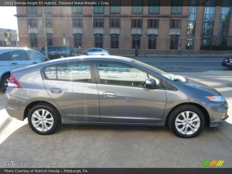 Polished Metal Metallic / Gray 2012 Honda Insight EX Hybrid
