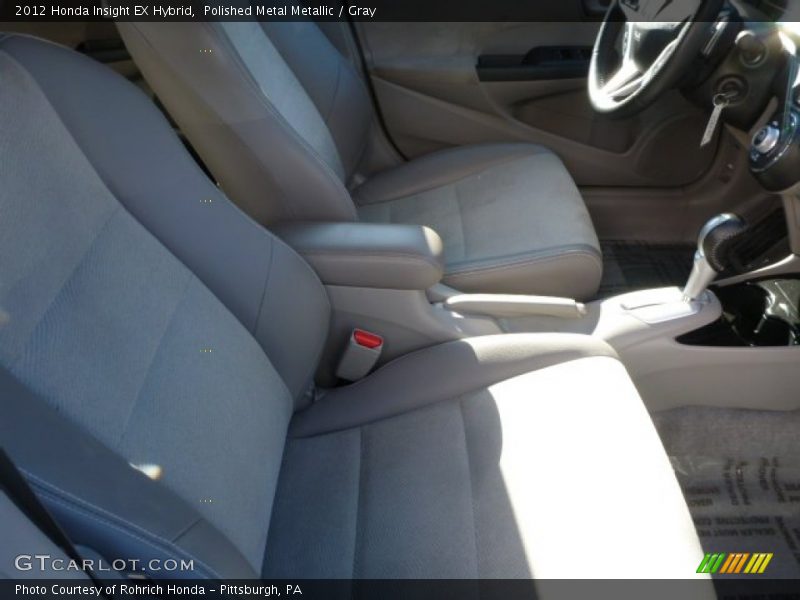 Polished Metal Metallic / Gray 2012 Honda Insight EX Hybrid