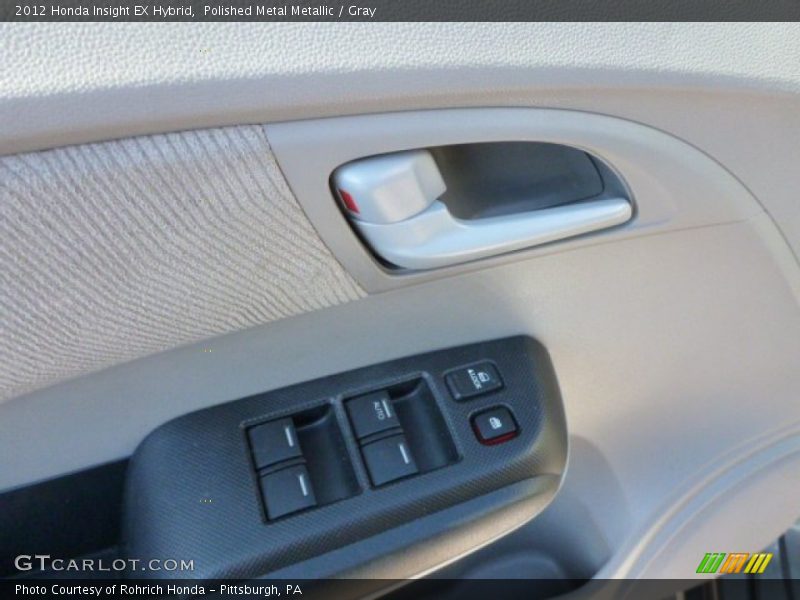 Polished Metal Metallic / Gray 2012 Honda Insight EX Hybrid