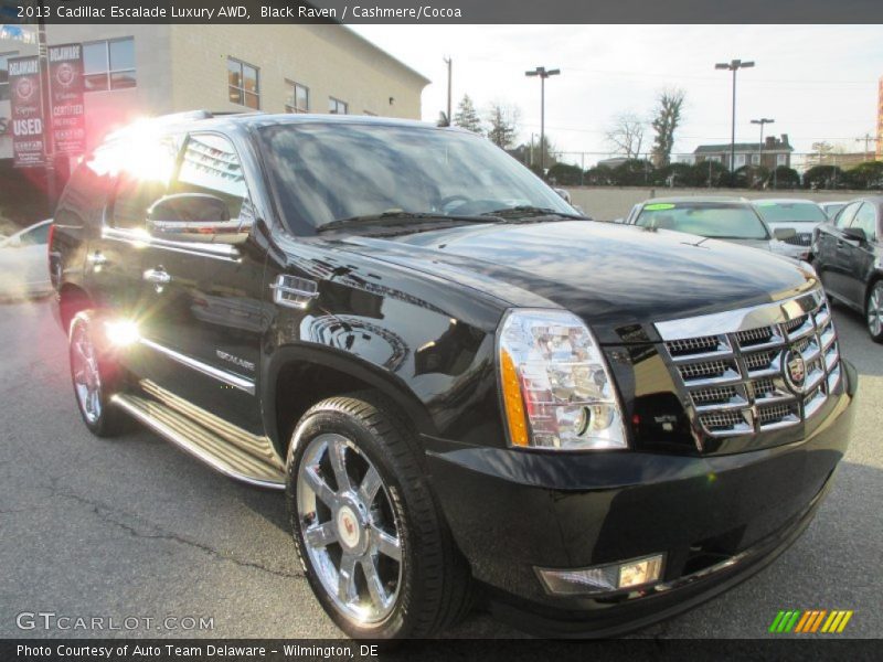 Black Raven / Cashmere/Cocoa 2013 Cadillac Escalade Luxury AWD