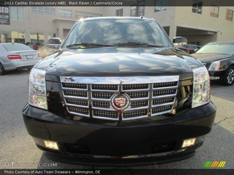 Black Raven / Cashmere/Cocoa 2013 Cadillac Escalade Luxury AWD