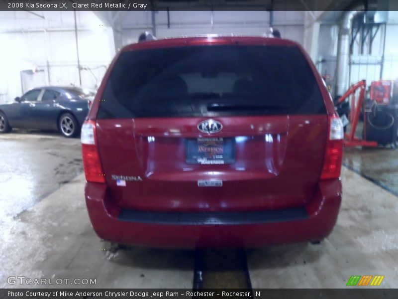 Claret Red Metallic / Gray 2008 Kia Sedona LX