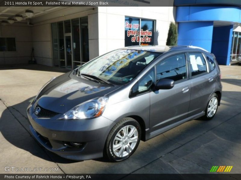 Polished Metal Metallic / Sport Black 2011 Honda Fit Sport