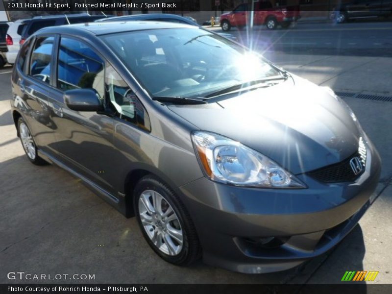 Polished Metal Metallic / Sport Black 2011 Honda Fit Sport