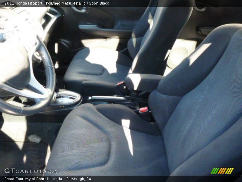Polished Metal Metallic / Sport Black 2011 Honda Fit Sport