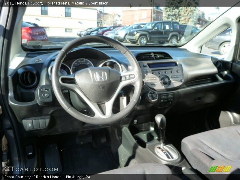 Polished Metal Metallic / Sport Black 2011 Honda Fit Sport