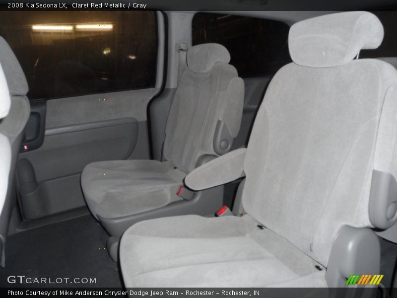 Claret Red Metallic / Gray 2008 Kia Sedona LX