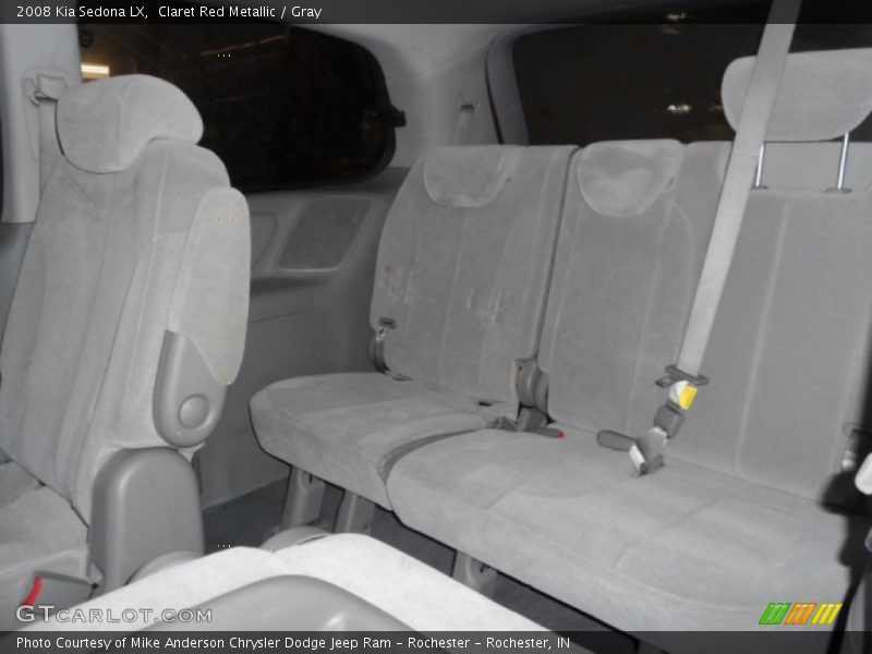 Claret Red Metallic / Gray 2008 Kia Sedona LX