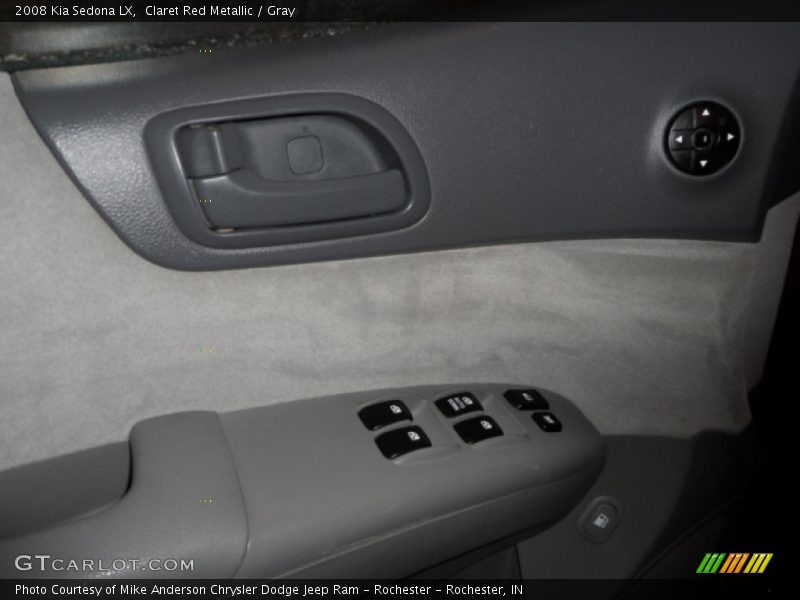 Claret Red Metallic / Gray 2008 Kia Sedona LX