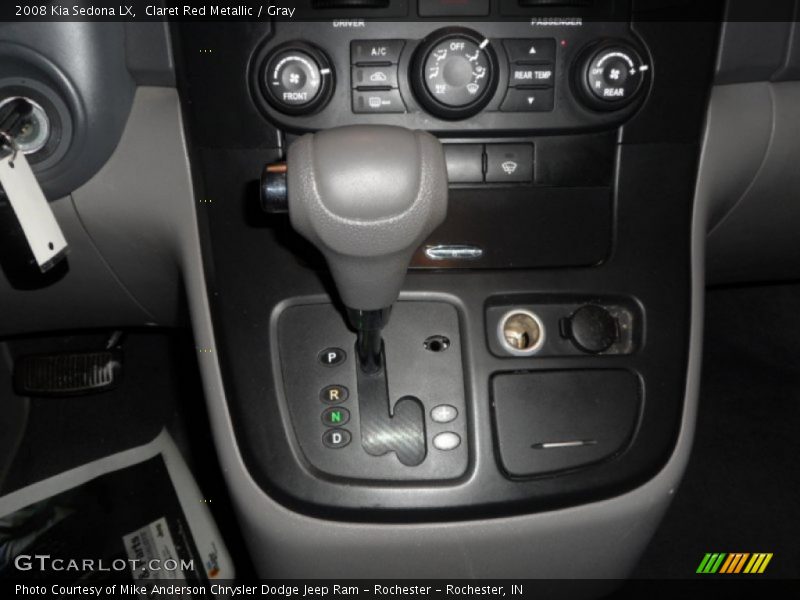 Claret Red Metallic / Gray 2008 Kia Sedona LX