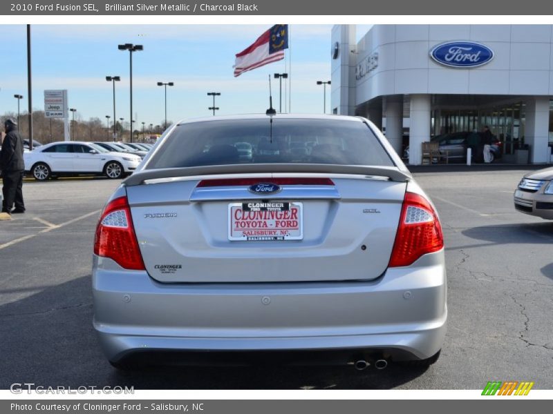 Brilliant Silver Metallic / Charcoal Black 2010 Ford Fusion SEL
