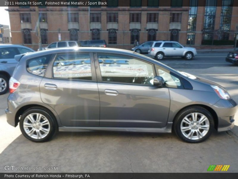 Polished Metal Metallic / Sport Black 2011 Honda Fit Sport