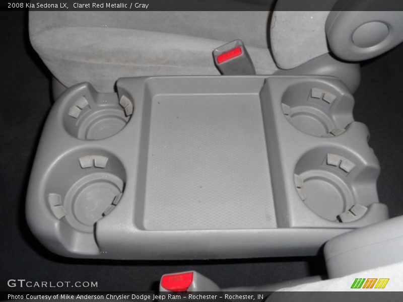 Claret Red Metallic / Gray 2008 Kia Sedona LX