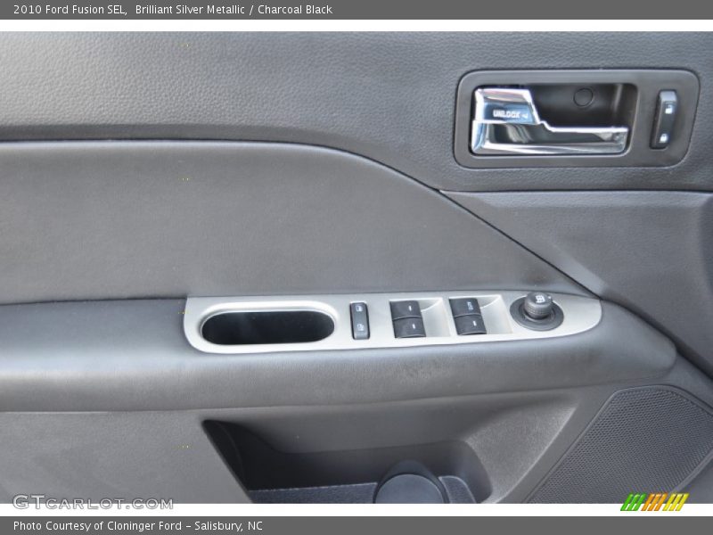 Brilliant Silver Metallic / Charcoal Black 2010 Ford Fusion SEL
