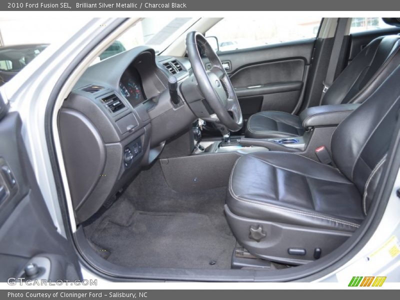 Brilliant Silver Metallic / Charcoal Black 2010 Ford Fusion SEL