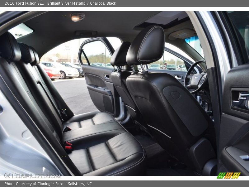Brilliant Silver Metallic / Charcoal Black 2010 Ford Fusion SEL