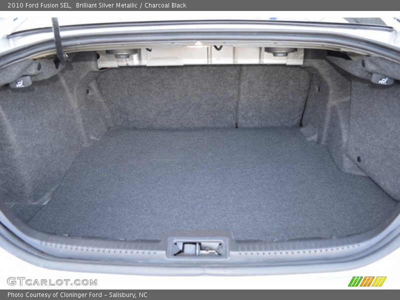 Brilliant Silver Metallic / Charcoal Black 2010 Ford Fusion SEL