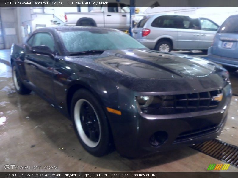 Blue Ray Metallic / Black 2013 Chevrolet Camaro LS Coupe