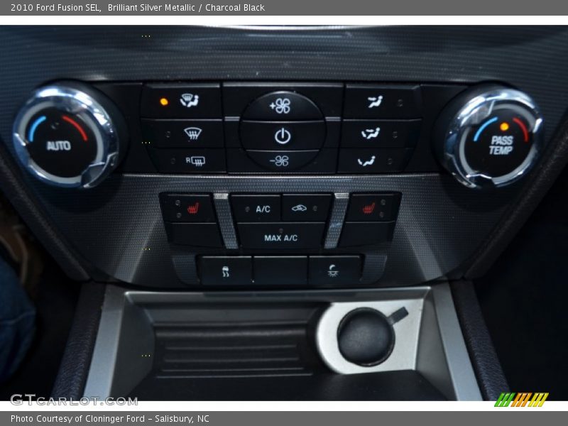 Brilliant Silver Metallic / Charcoal Black 2010 Ford Fusion SEL