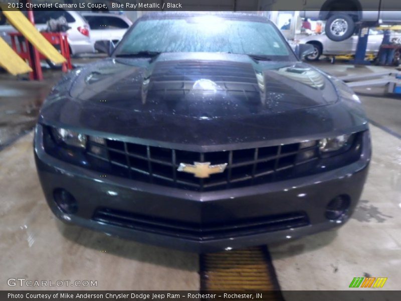 Blue Ray Metallic / Black 2013 Chevrolet Camaro LS Coupe