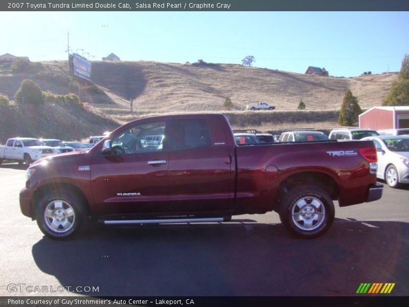 Salsa Red Pearl / Graphite Gray 2007 Toyota Tundra Limited Double Cab