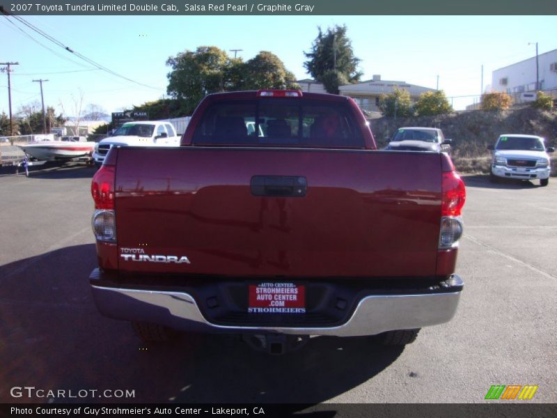 Salsa Red Pearl / Graphite Gray 2007 Toyota Tundra Limited Double Cab