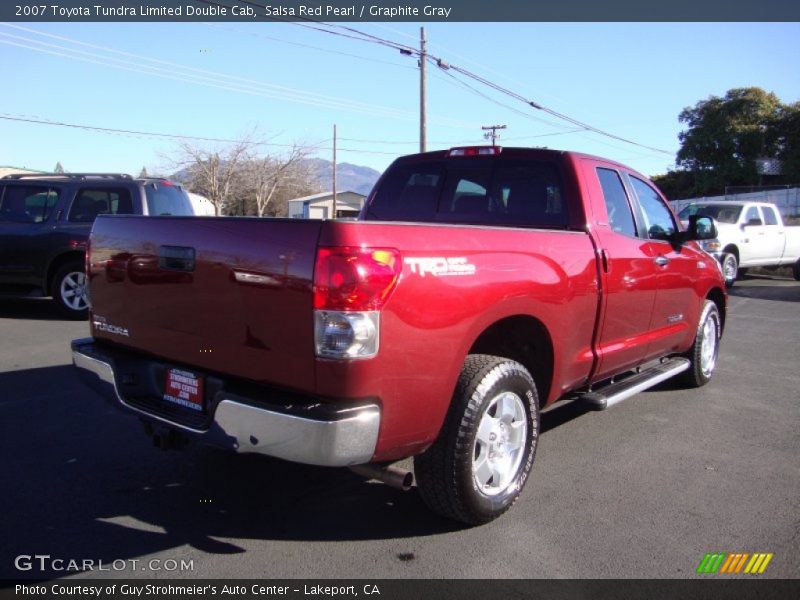 Salsa Red Pearl / Graphite Gray 2007 Toyota Tundra Limited Double Cab