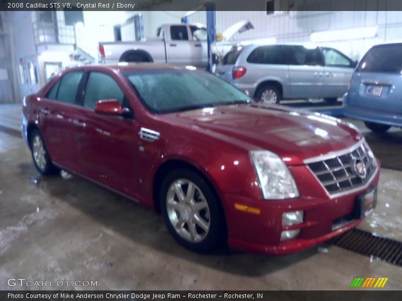 Crystal Red / Ebony 2008 Cadillac STS V8