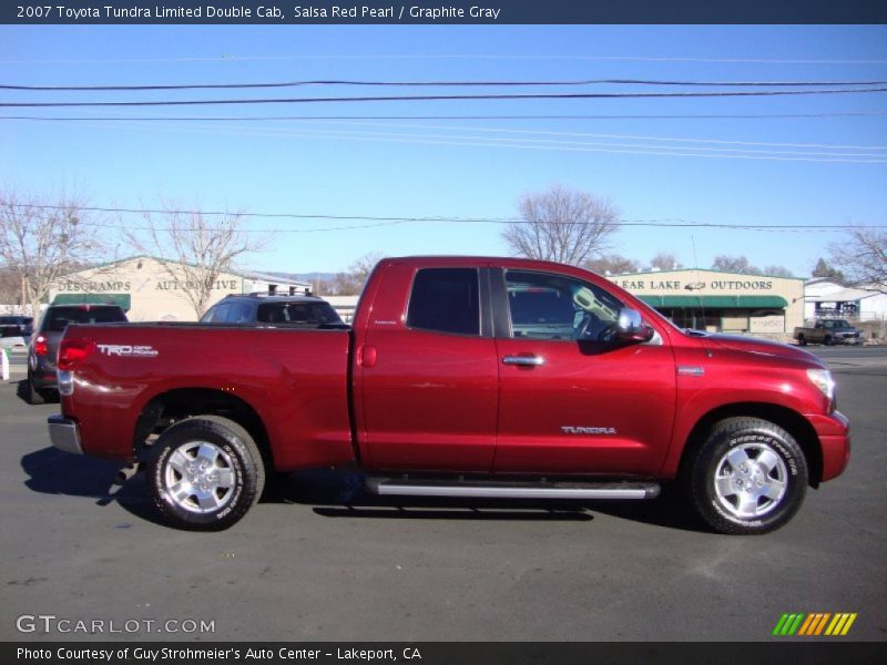 Salsa Red Pearl / Graphite Gray 2007 Toyota Tundra Limited Double Cab