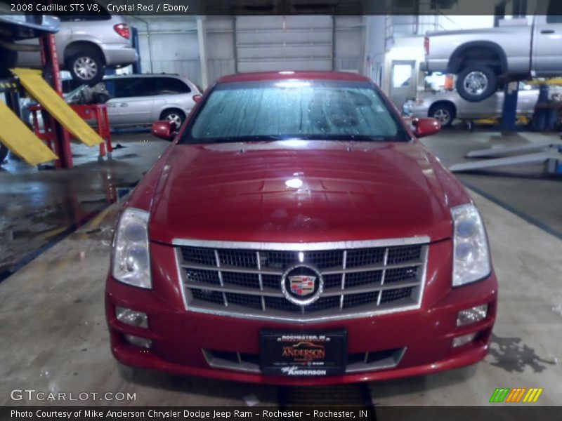 Crystal Red / Ebony 2008 Cadillac STS V8