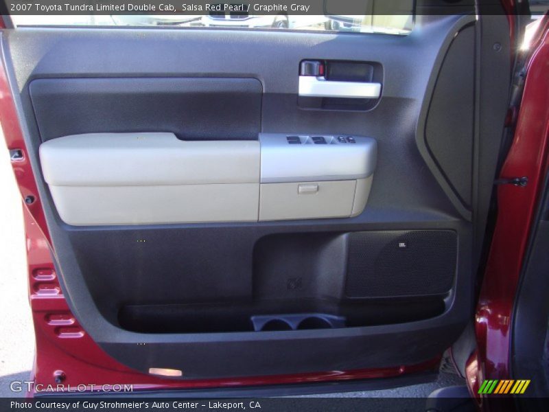 Salsa Red Pearl / Graphite Gray 2007 Toyota Tundra Limited Double Cab