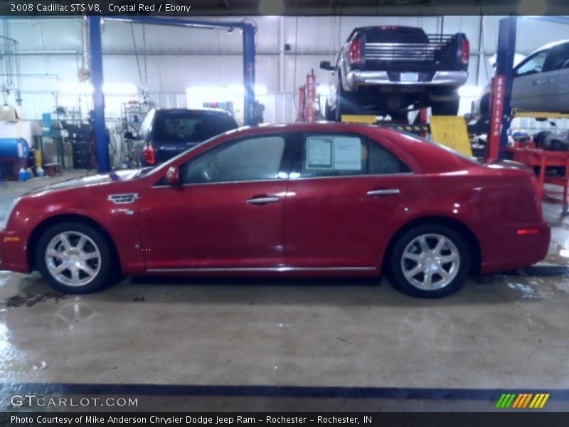 Crystal Red / Ebony 2008 Cadillac STS V8