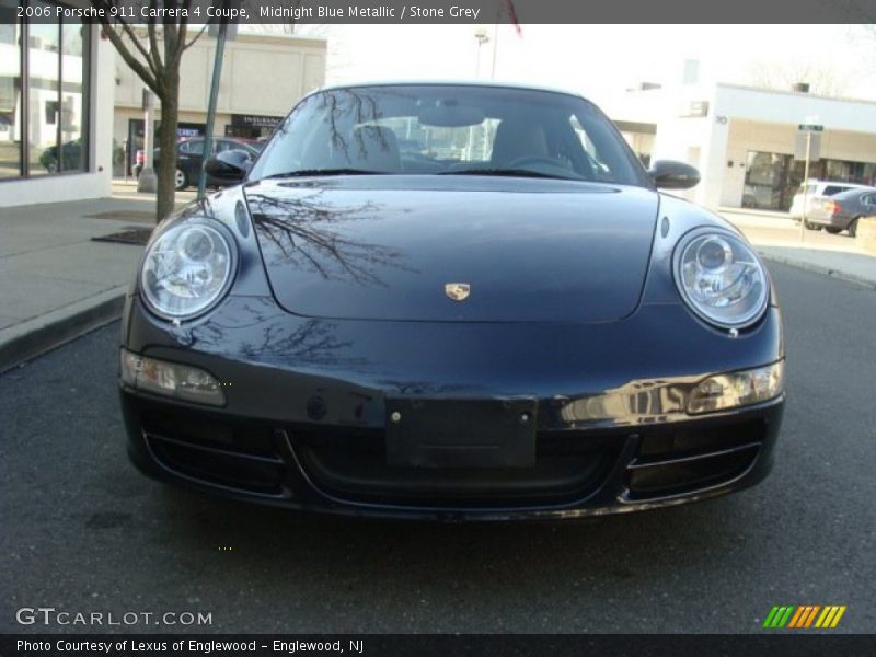 Midnight Blue Metallic / Stone Grey 2006 Porsche 911 Carrera 4 Coupe