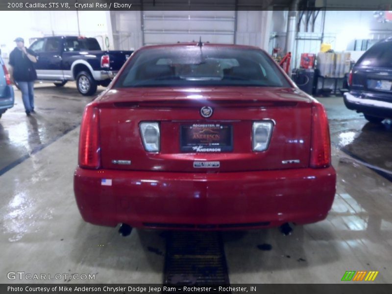 Crystal Red / Ebony 2008 Cadillac STS V8