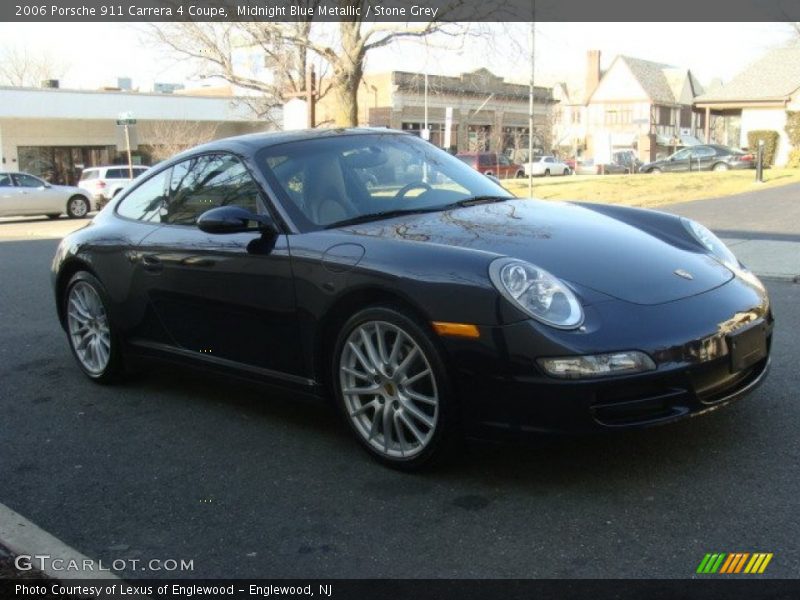 Midnight Blue Metallic / Stone Grey 2006 Porsche 911 Carrera 4 Coupe