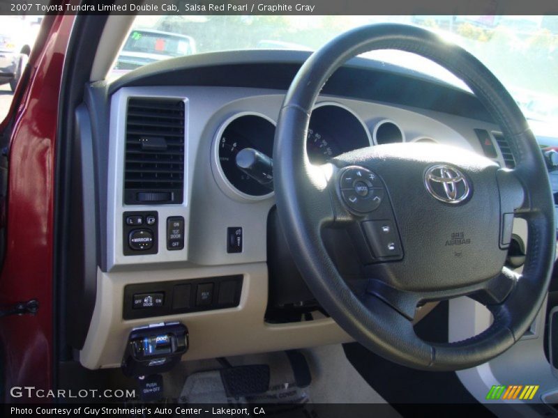 Salsa Red Pearl / Graphite Gray 2007 Toyota Tundra Limited Double Cab