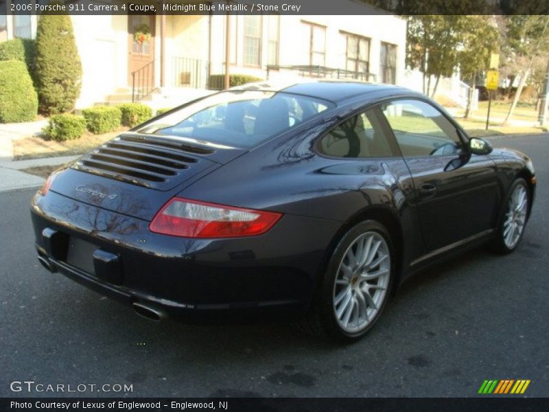 Midnight Blue Metallic / Stone Grey 2006 Porsche 911 Carrera 4 Coupe