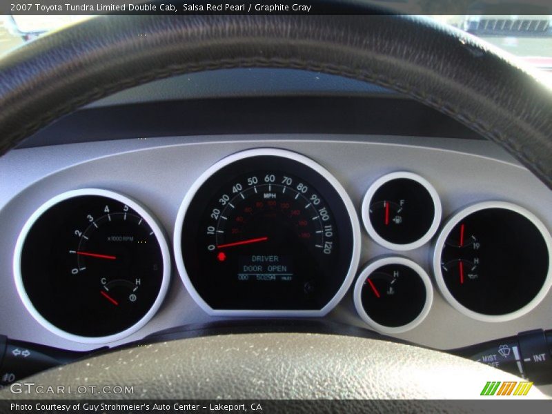 Salsa Red Pearl / Graphite Gray 2007 Toyota Tundra Limited Double Cab