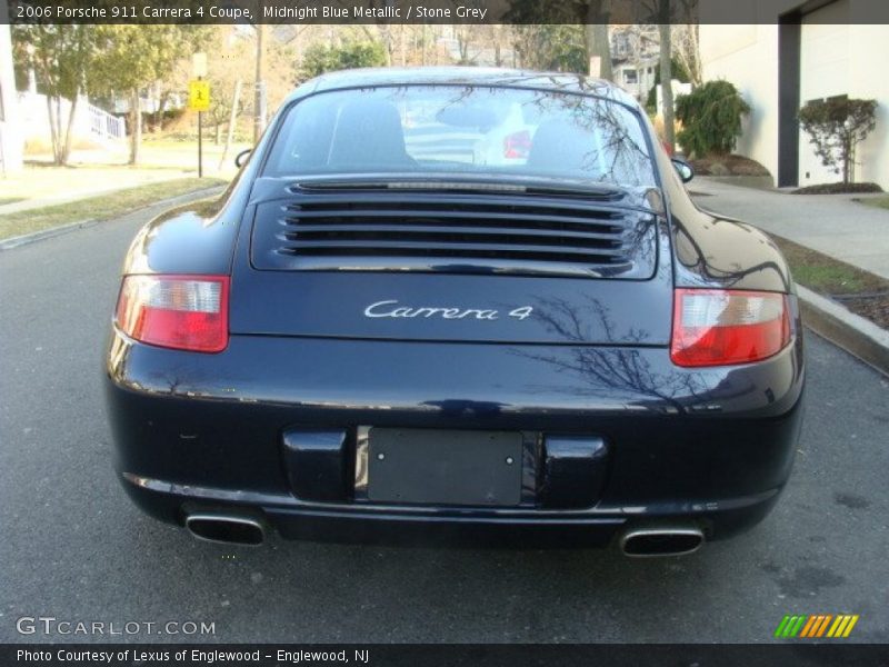 Midnight Blue Metallic / Stone Grey 2006 Porsche 911 Carrera 4 Coupe