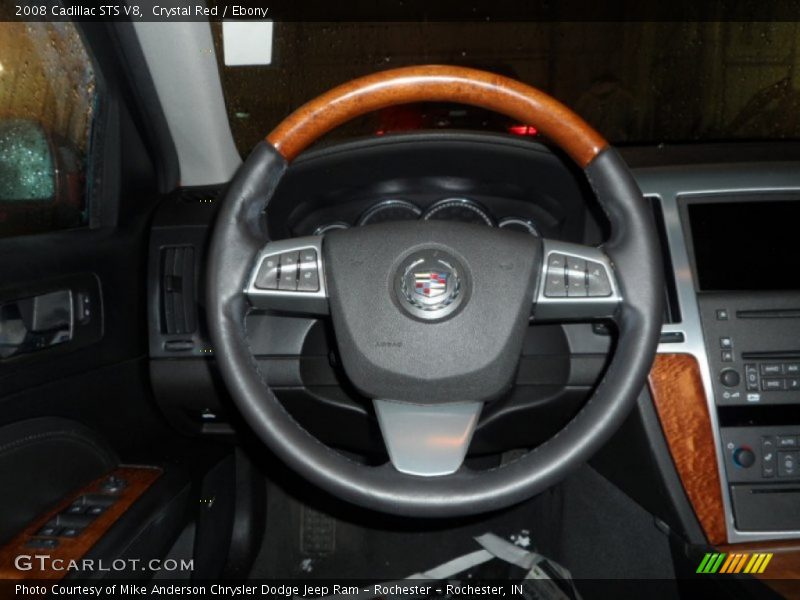 Crystal Red / Ebony 2008 Cadillac STS V8