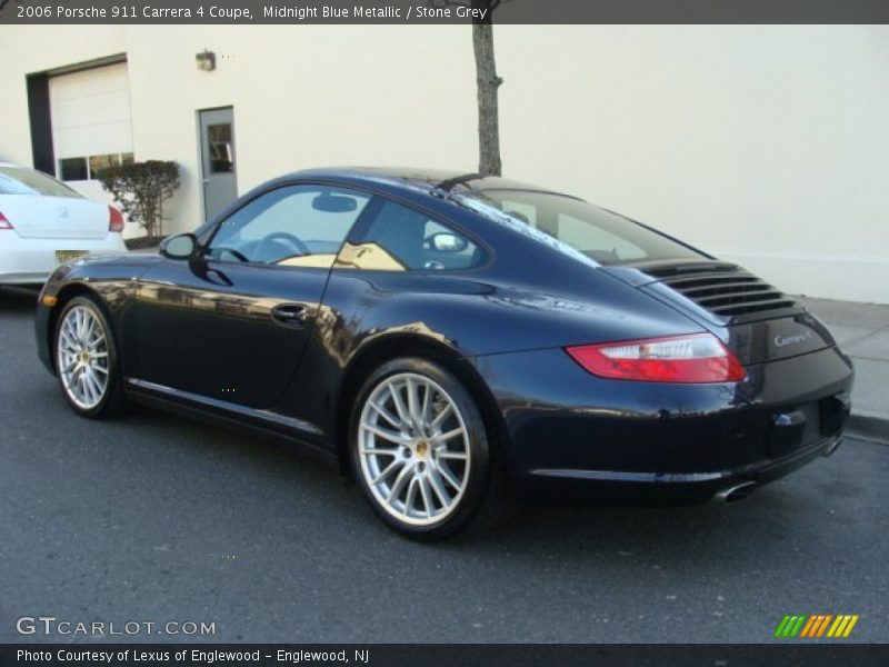 Midnight Blue Metallic / Stone Grey 2006 Porsche 911 Carrera 4 Coupe