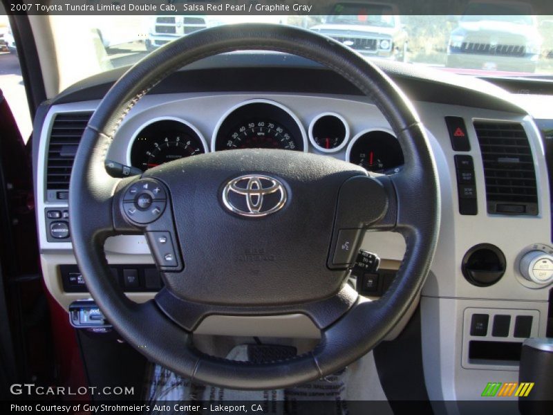 Salsa Red Pearl / Graphite Gray 2007 Toyota Tundra Limited Double Cab