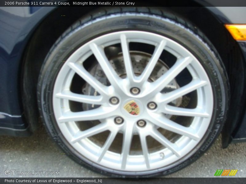 Midnight Blue Metallic / Stone Grey 2006 Porsche 911 Carrera 4 Coupe