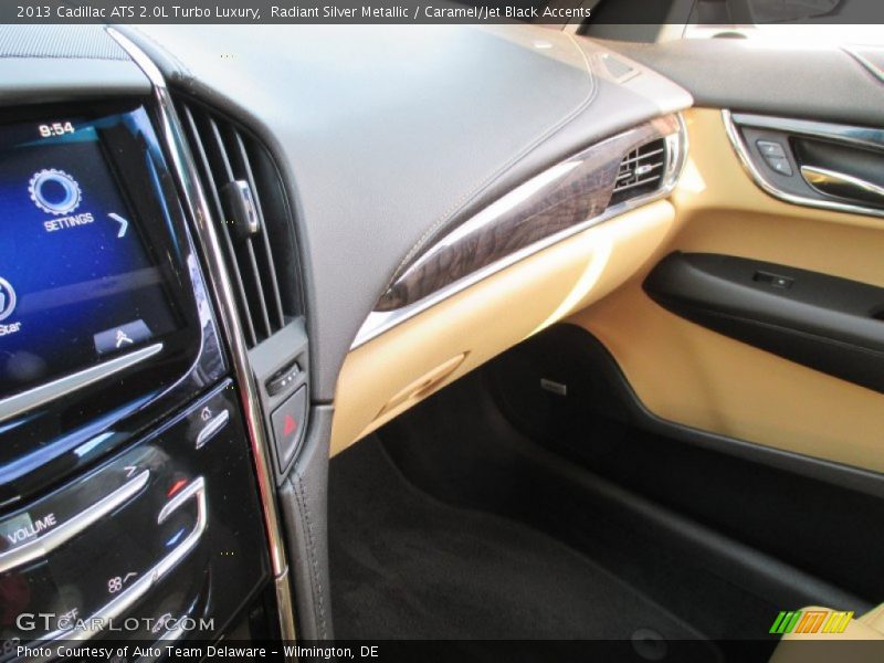 Radiant Silver Metallic / Caramel/Jet Black Accents 2013 Cadillac ATS 2.0L Turbo Luxury